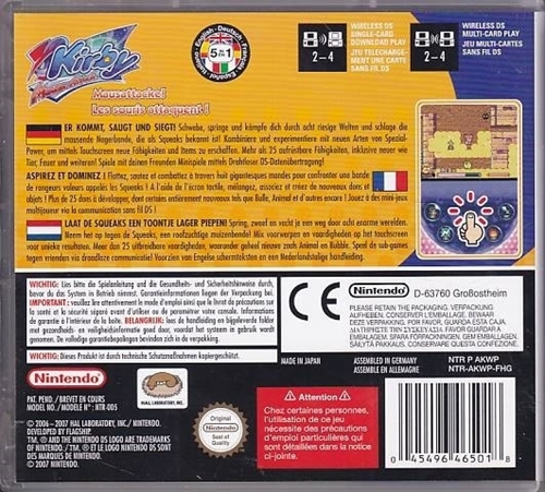 Kirby Mouse Attack - TyskFransk Cover - Nintendo DS (A Grade) (Genbrug)